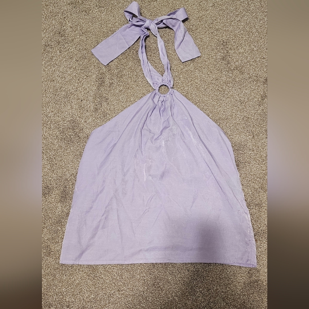 Purple Halter Top